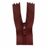Fermeture à glissière tout usage à bout fermé 30cm (12″) - BORDEAUX - 0030527