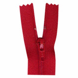 Fermeture à glissière tout usage à bout fermé 40cm (16″) - ROUGE  - 0040519