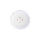 Bouton à 4 trous rond blanc - 18mm (3⁄4″) - 3 unités - Elan  050004p
