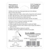Oeillets GRIS ACIER 8mm. en aluminium avec outils - Unique - 3033209