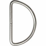 Boucles en D métalliques - 25mm (1″) - argent - 4 mcx.  UNIQUE SEWING 3036582