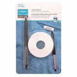 Ensemble d'étiquettes de nom avec stylo et 12m de ruban - Unique 3043125