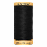 Fil NOIR 250m - 100% coton  - Gutermann - 4051001