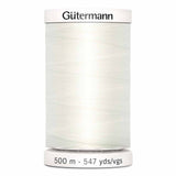 Fil Blanc huitre 500m - Tout usage -100% Polyester - Gutermann 4500021