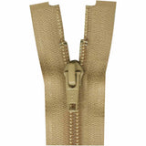 Fermeture à glissière vêtements sport séparable un sens 55cm (22″) BEIGE PÂLE 6055573
