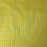 Taffetas carreaux jaune - 99250026