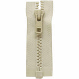 Fermeture à glissière pour vêtements sport, séparable 65cm (26″) - NATUREL - 6465572
