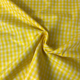 Taffetas carreaux jaune - 99250026