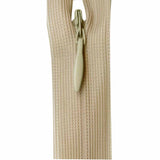Fermeture à glissière invisible à bout fermé 55cm (22″) Beige Pâle - 8055573