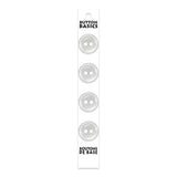 Boutons 2 trous 18 mm. Blanc - Button Basics  BB4204G