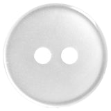 Boutons 2 trous  14 mm. Blanc - Button Basics  BB4207G