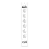 Boutons 2 trous  12 mm. Blanc - Button Basics  BB4206G