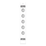 Boutons 2 trous  14 mm. Blanc - Button Basics  BB4212G