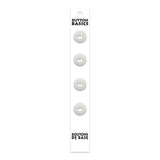 BUTTON BASICS Boutons 2 trous - 14mm  - 4 unités  BB4243g