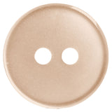 Boutons Basics 2 trous 14 mm 1/2po Champagne - 5 unités  BB4358G