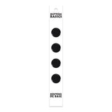 Boutons basics à tige 10mm  3/8po Noir - 5 unités BB4385G