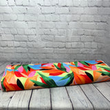 Tissé lin viscose elasthanne imprimé flamboyant 125201