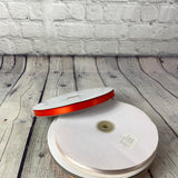 Ruban satin double face orange automne 9mm (3/8'') 090671