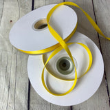 Ruban satin double face jonquille (jaune) 9mm (3/8'') 090645