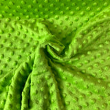 Minky alvéolé VERT LIME 3039325
