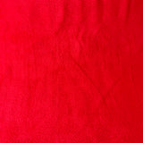 Polar  fleece anti-peluche uni rouge - 49575