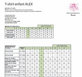 Patron Pdf Tdn T-shirt enfant Unisexe ALEX