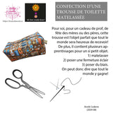 *sur demande* Atelier - Coudre une trousse de toilette matelassée (5h)