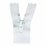 Fermeture à glissière tout usage à bout fermé 20cm (8″) blanc neige - 0020501