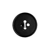 Bouton à 4 trous Noir - 34mm (13⁄8″) - 1 unité - Elan