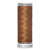 Fil Brun suède 200m - À broder - 100% viscose  - Gutermann Dekor - 4002585