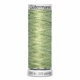 Fil Vert varié  200m - À broder - 100% viscose  - Gutermann Dekor- 4009991