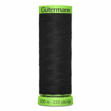 Fil Noir à canette 200m- 100% polyester  - Gutermann Dekor - 4020000