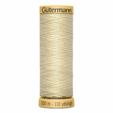 Fil Beige pongée 100m - 100% coton  - Gutermann - 4041140