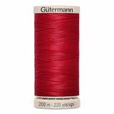 Fil Rouge 200m - Pour piquage à la main - 100% coton  - Gutermann - 4072074