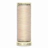 Fil Beige os 100m - Tout usage -100% Polyester - Gutermann  4100030