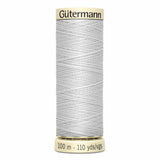 Fil Gris argent 100m - Tout usage -100% Polyester - Gutermann 4100100