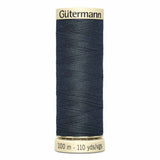 Fil Gris anthracite brûlé 100m - Tout usage -100% Polyester - Gutermann 4100118