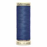 Fil Bleu acier 100m - Tout usage -100% Polyester - Gutermann  4100237