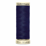 Fil Bleu marin foncé 100m - Tout usage -100% Polyester - Gutermann - 4100267