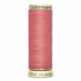 Fil Rose corail 100m - Tout usage -100% Polyester - Gutermann  4100352