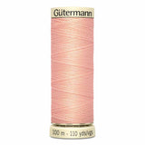 Fil Rose thé 100m - Tout usage -100% Polyester - Gutermann 4100370