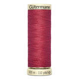 Fil Rose rouge géranium 100m - Tout usage -100% Polyester - Gutermann  4100395