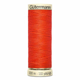 Fil Orange coquelicot 100m - Tout usage -100% Polyester - Gutermann  4100400