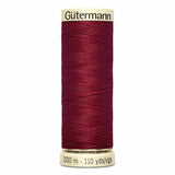Fil Rouge bordeaux 100m - Tout usage -100% Polyester - Gutermann 4100440