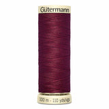 Fil Rouge grenat 100m - Tout usage -100% Polyester - Gutermann 4100443