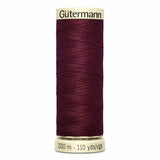 Fil Rouge bourgogne 100m - Tout usage -100% Polyester - Gutermann 4100450