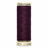 Fil rouge lie-de-vin 100m - Tout usage -100% Polyester - Gutermann  4100455