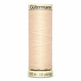 Fil Beige pongé 100m - Tout usage -100% Polyester - Gutermann