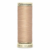 Fil Beige lin 100m - Tout usage -100% Polyester - Gutermann  4100503