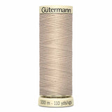 Fil Beige sable 100m - Tout usage -100% Polyester - Gutermann 4100506